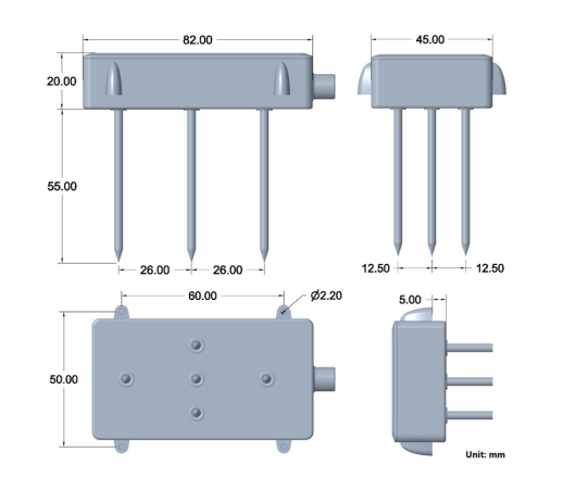 Module d'humidité capacitive & EC & Température de sol - photo 2